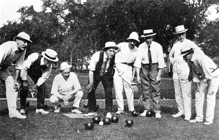 History of Bowling Boules and Bocce in Parks NYC Parks